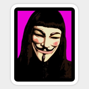 guy fawkes Sticker